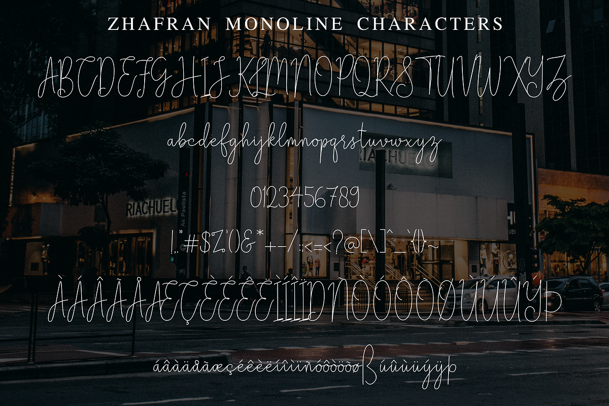 Zhafran, a Script Font by Sibelumpagi Studio (Photo 10 of 11)