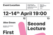 Conference Event Poster Template, a Flyer Template by Danil Polshin (Thumbnail 8 of 9)