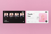 Pink Modern Creative Agency PPT, a Presentation Template by graphicook (Thumbnail 3 of 4)