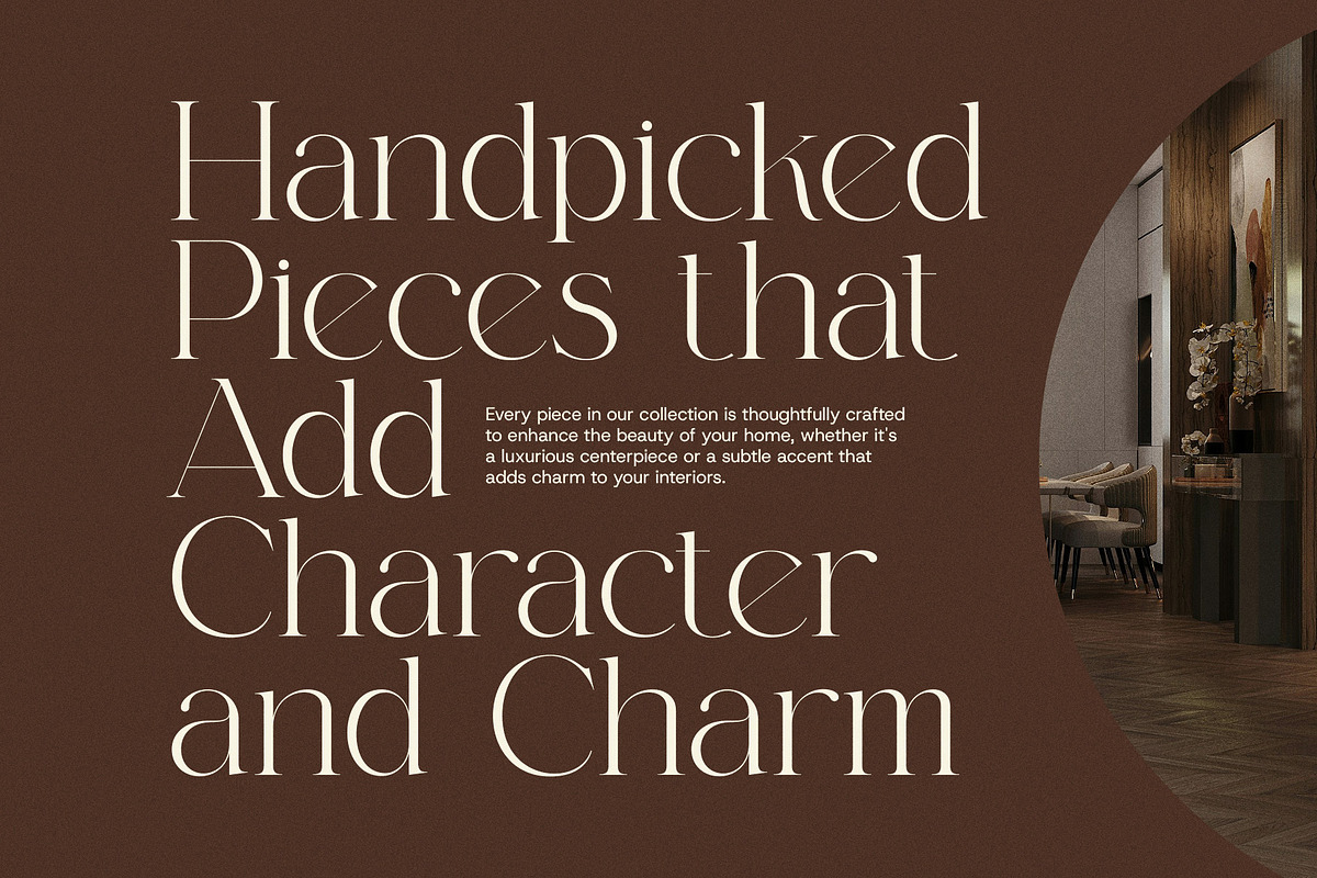 Magline Elegant Serif Font, a Serif Font by Perfectype (Photo 6 of 8)