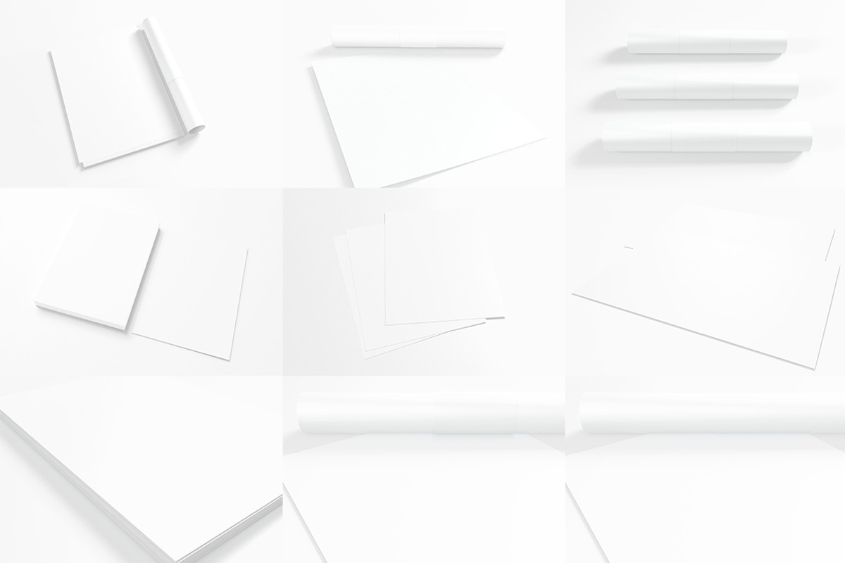 Multipurpose Letterheads Mock-ups, a Print Template by ItemBridge (Photo 5 of 5)