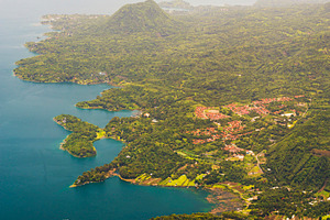 Aerial view of Santiago, a Nature Photo by THP Creative