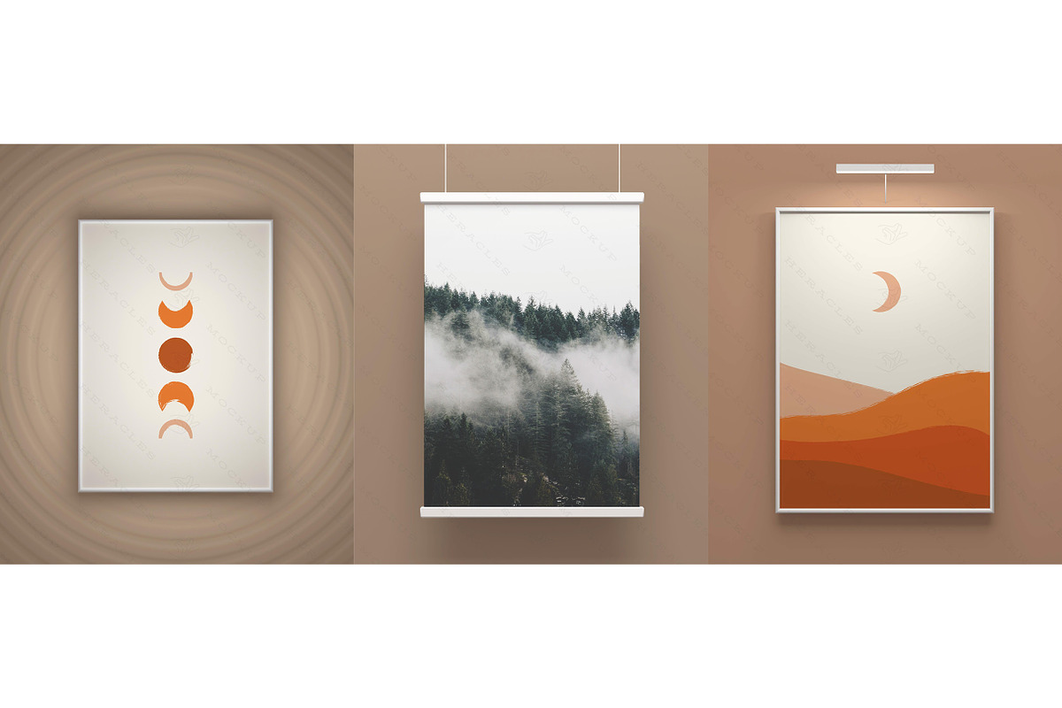 Minimalist Frame Mockup Bundle, a Print Template by HeraclesVisuals (Photo 10 of 10)