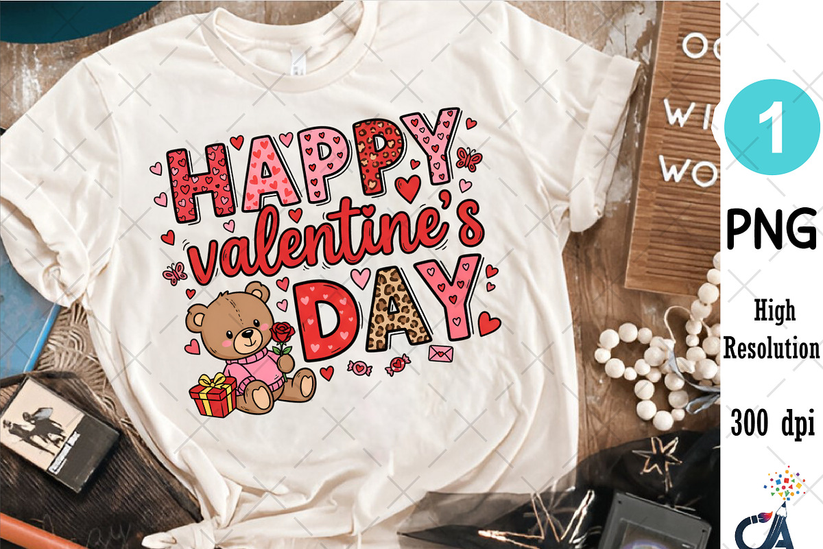 Happy Valentine's Day Png, an Illustration by Creative Art (Photo 3 of 6)