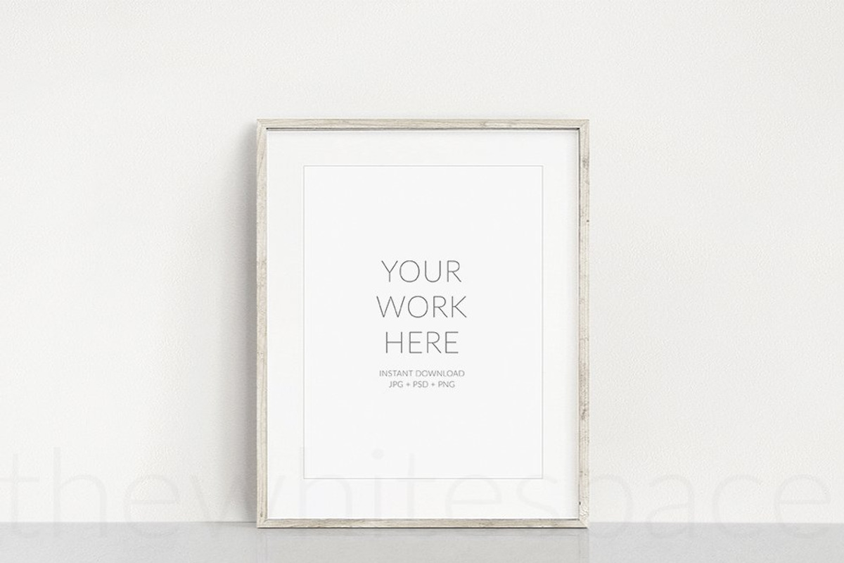 2x3 Ratio - Wood Frame Mockup, a Print Template by The White Space Co. (Photo 4 of 7)