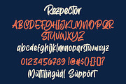 Rezpector - Stylish Display Font, a Font by Garisman Std (Thumbnail 8 of 12)