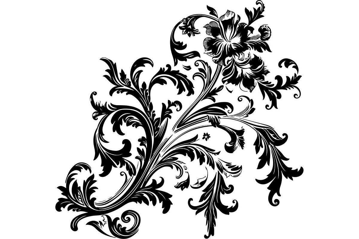 Vintage Floral Ornament & Wreath SVG, an Object Graphic by Gfx_Store (Photo 12 of 16)