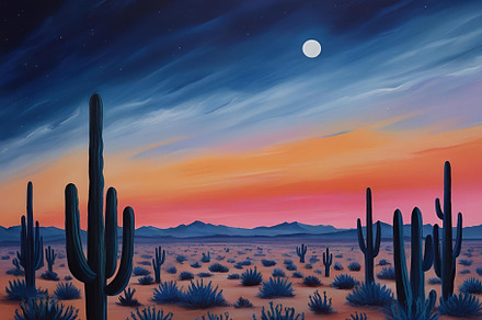 Desert landscape photograph, a Nature Photo by ComfortQ