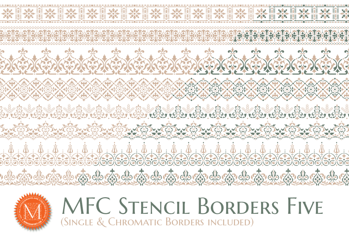 MFC Stencil Borders Five