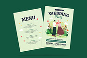 Dubbygreen Wedding Invitation, an Invitation Template by iDoodle Studio (Thumbnail 3 of 4)