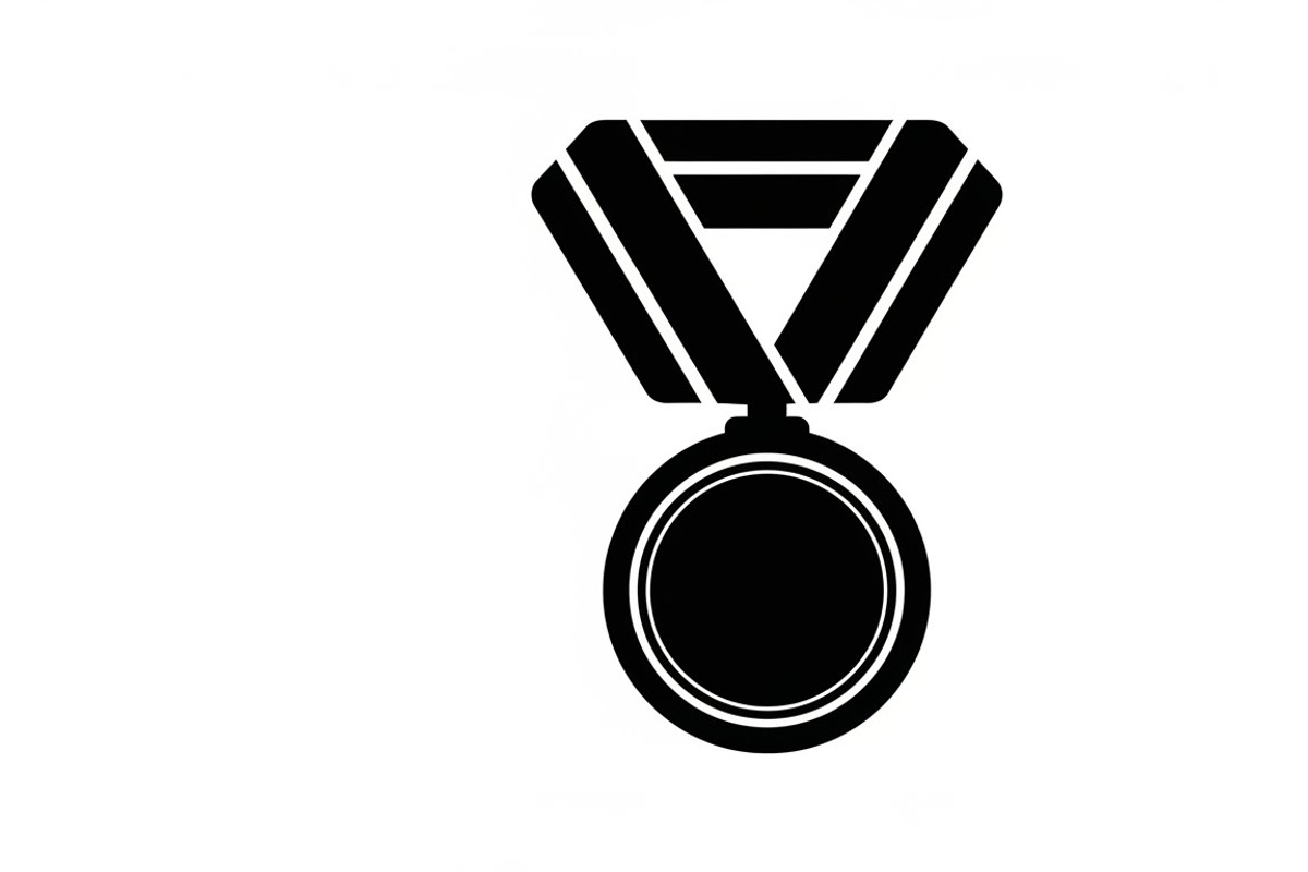 Modern medal icon vector logo design, an Illustration by Amazin_art (Photo 21 of 29)