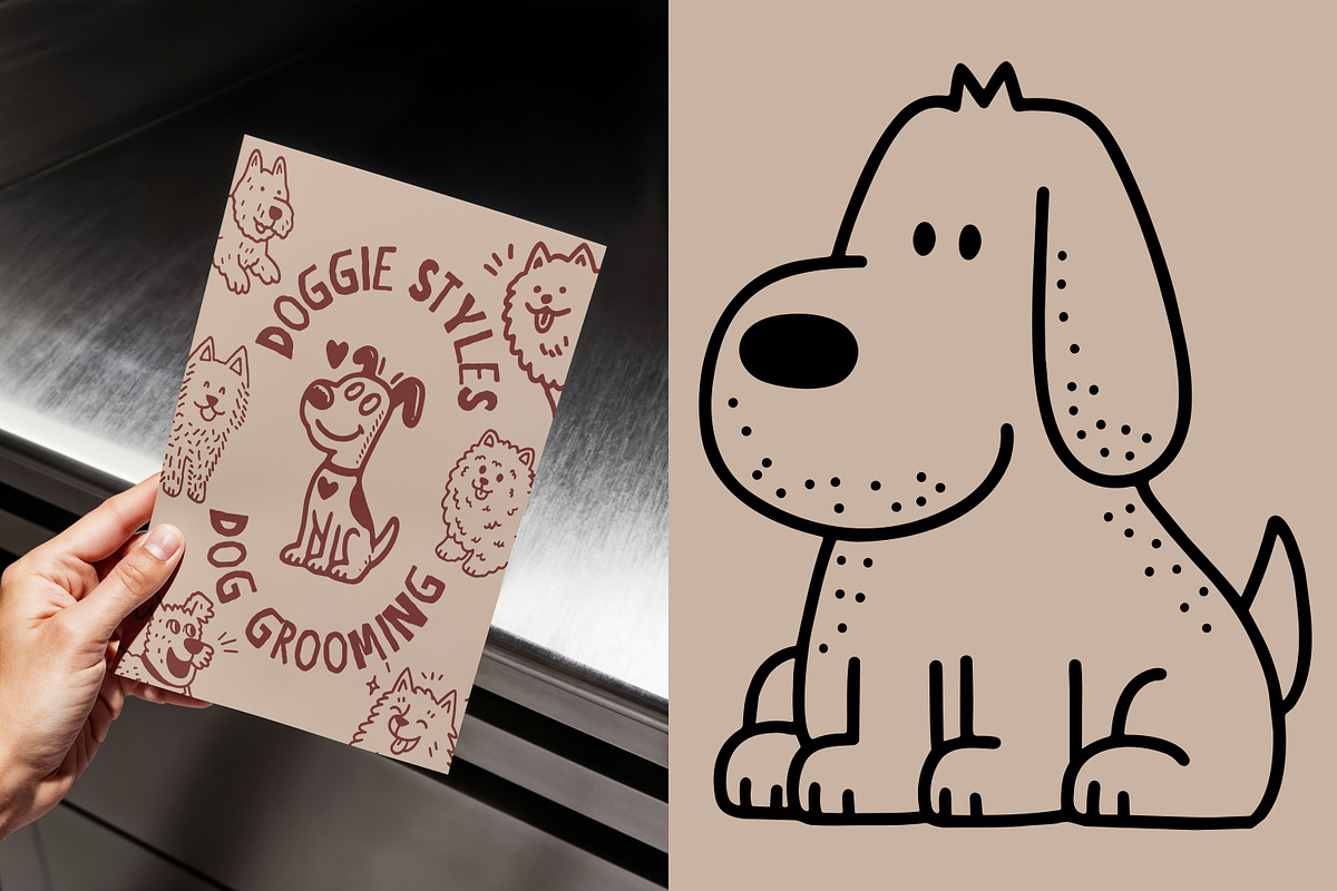 Cute Dog SVG Bundle (30 Designs), an Animal Illustration by Heather Green Designs (Photo 2 of 5)