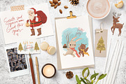Christmas characters and lettering, an Animal Illustration by Lesya Skripak (Thumbnail 5 of 7)