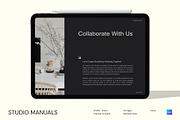 LEVRIN - Brand Proposal Template, a Social Media Template by Studio Manuals (Thumbnail 7 of 8)
