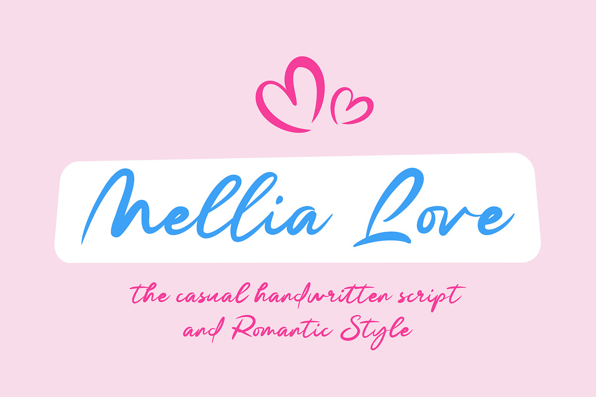 Mellia Love, a Script Font by Gatype (Photo 1 of 8)