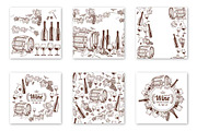 Wine Sketch Illustrations, a Decorative Illustration by DruZhi Art (Thumbnail 2 of 5)