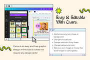 Retro Canva Instagram Booster Pack, a Social Media Template by Guavamelo Studio (Thumbnail 12 of 15)