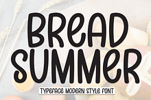 Bread Summer | Script Font