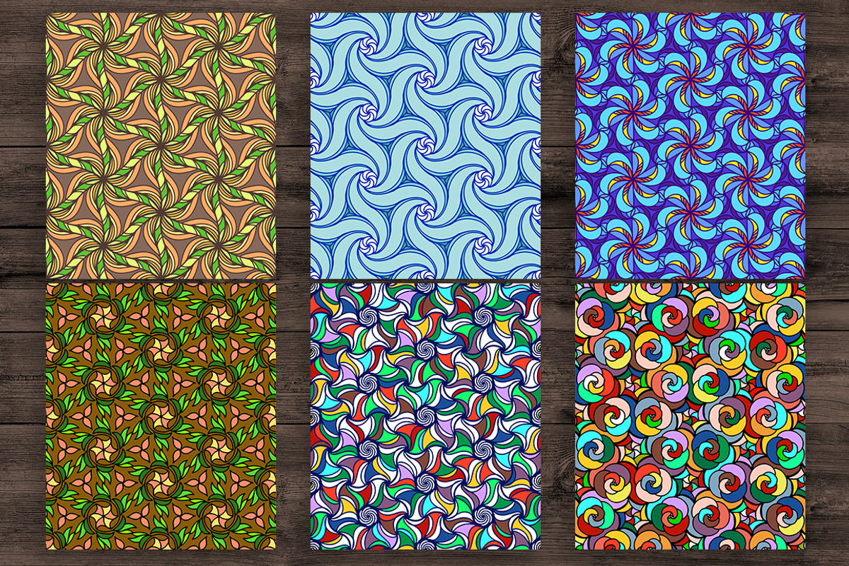 125 seamless hand drawn textures, a Pattern Graphic by Mandarinkas art (Photo 22 of 23)