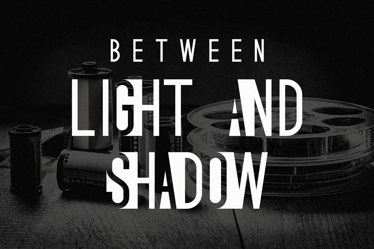 Shadow Play - Unique Display Font, a Sans Serif Font by JumboDesign (Photo 6 of 6)