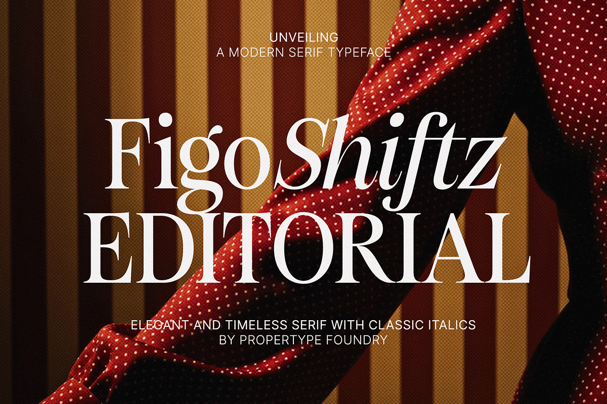 Figo Shiftz - Editorial Serif & Sans, a Serif Font by Propertype (Photo 2 of 26)