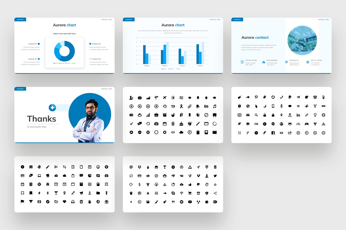 Aurora - Medical Keynote template, a Presentation Template by BeadyLab (Photo 6 of 6)