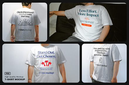 T-Shirt Mockup - Vol 1, a Shirt Mockup by Simetrica Labs