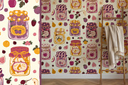 Vintage Jam Jars patterns & clipart, a Food Illustration by Carpet Tapete Pretzel (Thumbnail 4 of 13)