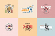 Food Friends Vintage Mascots & Logos, a Food Illustration by Staple. (Thumbnail 7 of 8)
