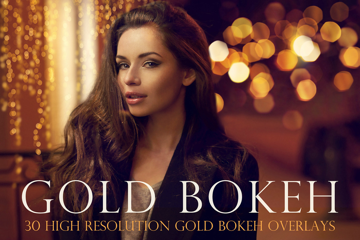 Gold bokeh overlays, an Object Graphic by Paper Farms (Photo 1 of 9)