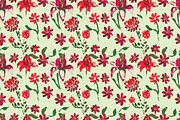 Set of four seamless floral patterns, a Pattern Graphic by Alena Stoyko design (Thumbnail 3 of 5)