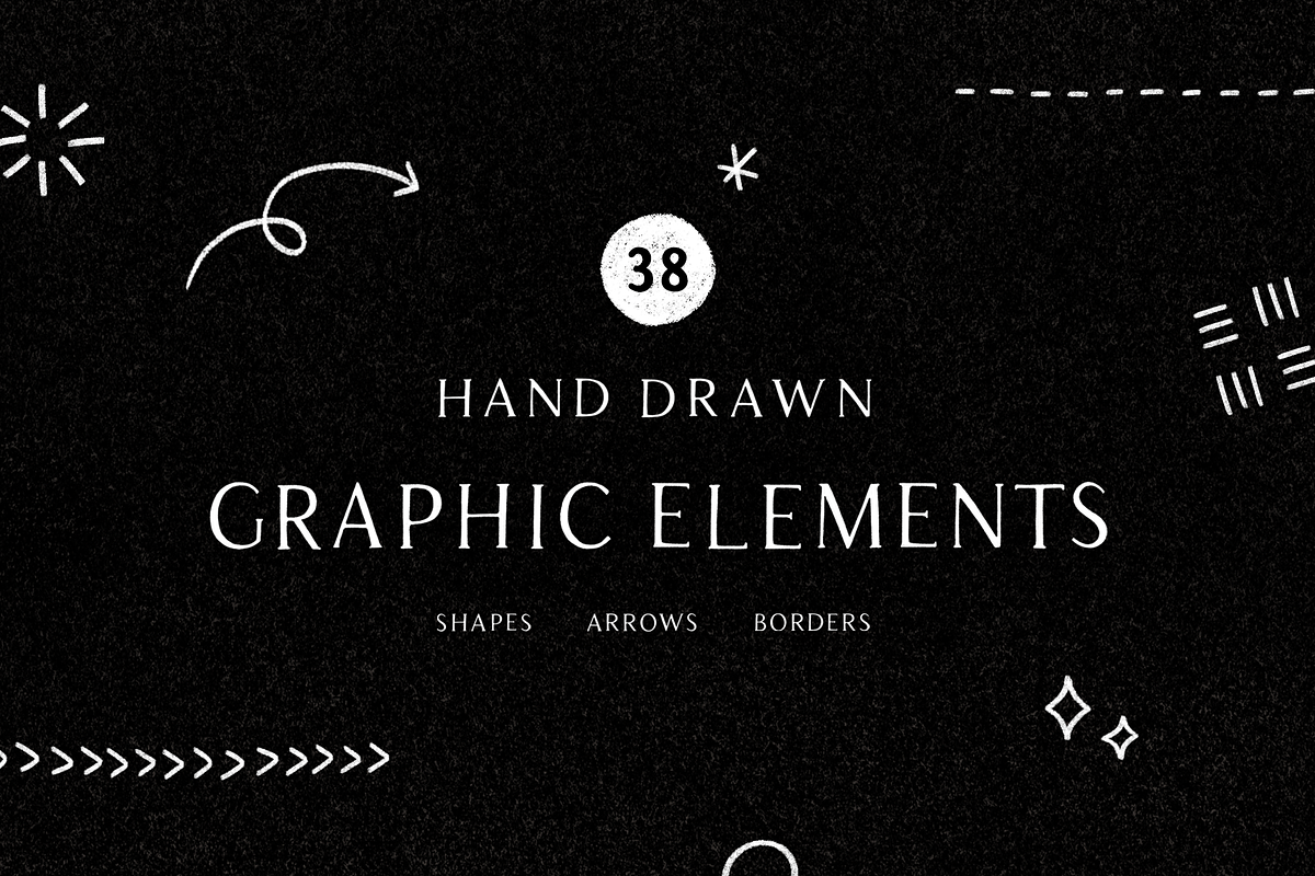 Hand Drawn Shapes & Graphic Elements, a Graphic by Minna May Design (Photo 1 of 5)