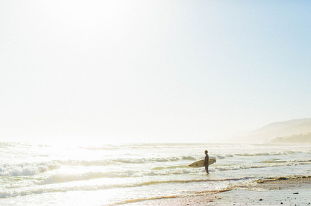 Surfer with Shore