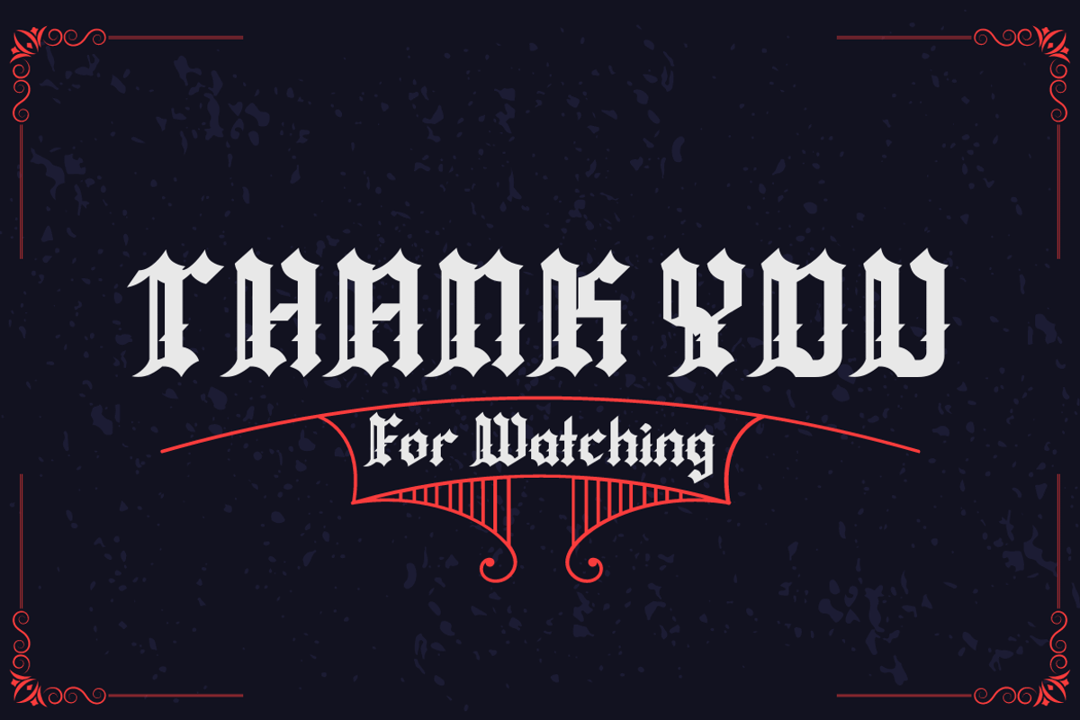 QIUBA Blackletter font, a Blackletter Font by twinstd (Photo 13 of 13)