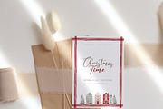 Watercolor Clipart - CHRISTMAS TIME, a Decorative Illustration by Beigetime (Thumbnail 8 of 15)