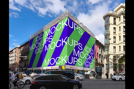 Street Corner Billboard B009