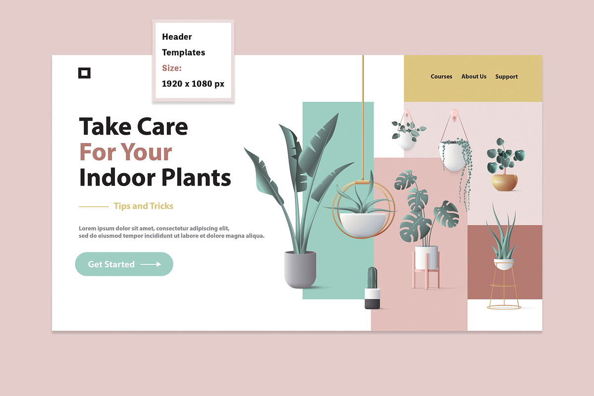 Website Header Illustrations-UI Kit, a Landing Page Template by Polar Vectors (Photo 4 of 18)