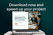 Fortiora - Wealth Consultant Web Kit, a Landing Page Template by Agensip Design Agency (Thumbnail 10 of 10)