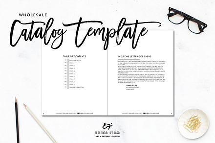 4.25" x 5.5" ID Catalog Template
