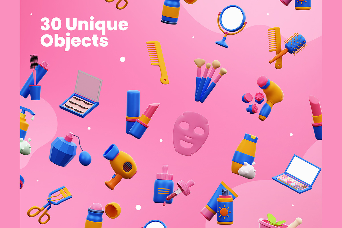 Cosmetic 3D Icons, an Object 3D Model by Rakata Studio (Photo 5 of 7)