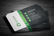 Modern Creative Business Cards, a Business Card Template by Galaxiya (Thumbnail 2 of 8)