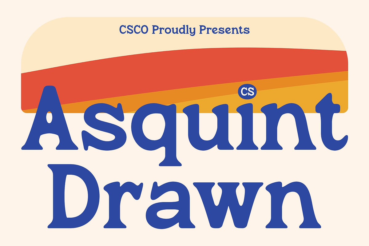 CS Asquint Drawn, a Serif Font by Craft Supply Co. (Photo 1 of 8)