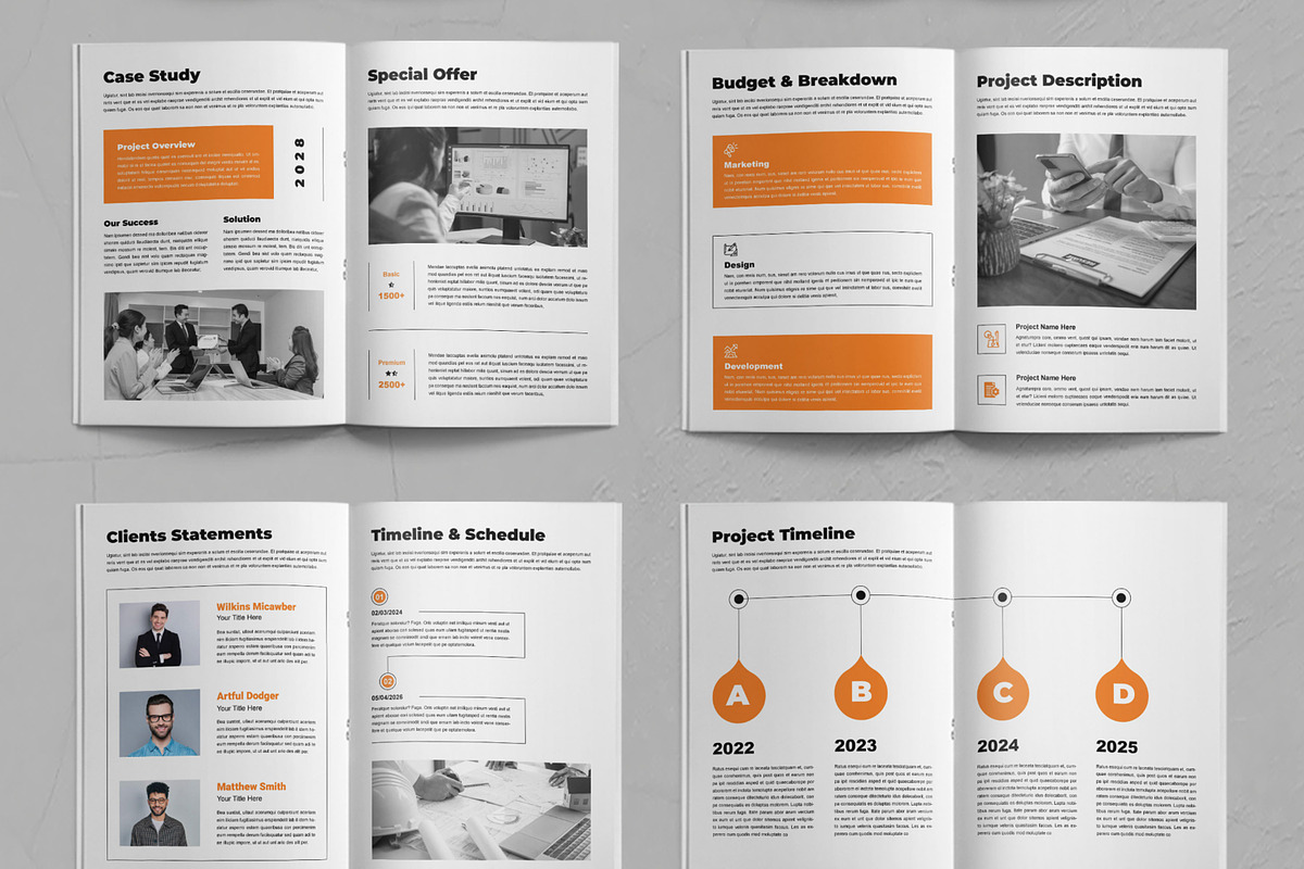 Creative Proposal Design Template, a Brochure Template by ContestDesign (Photo 3 of 3)