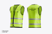Safety Vest Uniform Mockup, an Apparel Mockup by RamStudio2 (Thumbnail 8 of 15)