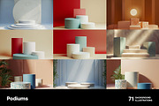 Podiums. 71 images, a Decorative Illustration by Handmadefont (Thumbnail 6 of 14)