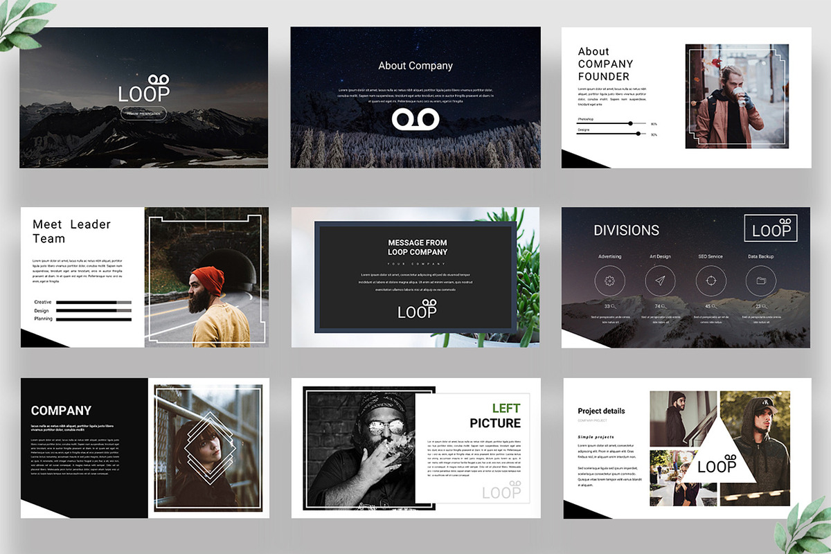 Loop Creative Keynote, a Presentation Template by Infinity Vector Studio (Photo 4 of 5)