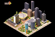 Vector isometric world map elements, an Object Illustration by tele52 (Thumbnail 2 of 39)
