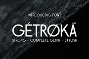 Getroka Sans Epic Edition Font, a Sans Serif Font by Monoletter Studio (Thumbnail 1 of 5)