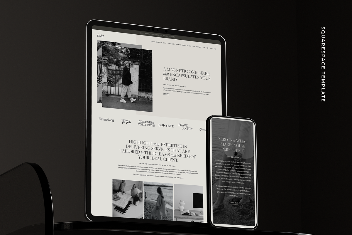 Squarespace Template For Counsellors, a Squarespace Template by Candor Templates (Photo 7 of 19)