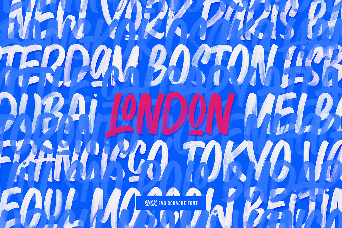 Slick SVG Brush Font + Extras, a Handwritten Font by The Paper Town (Photo 14 of 14)